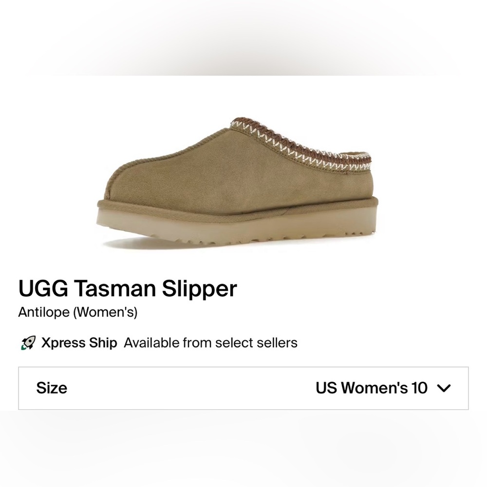 COPY - Women's Tasman Slipper - Tan